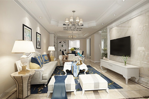 中山市融創(chuàng)香山府現(xiàn)代簡約風格三居室裝修案例