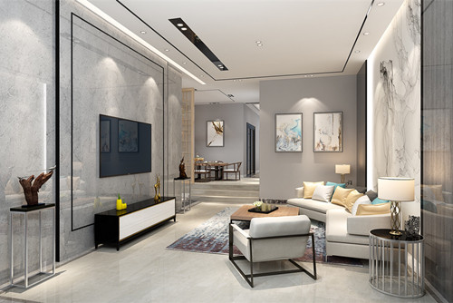 中山市聚德花園新中式風(fēng)格別墅裝修案例