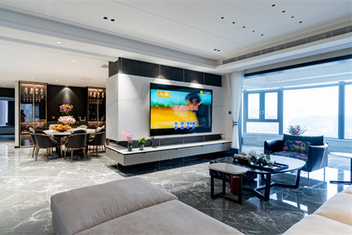 德陽市世家城南1號現(xiàn)代簡約風(fēng)格四居室裝修案例