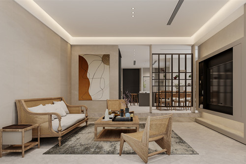 海口市四季華庭現(xiàn)代簡約風(fēng)格別墅裝修案例