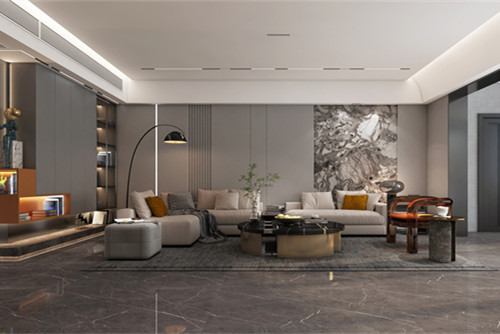 潮州市八號(hào)工業(yè)區(qū)住宅現(xiàn)代簡約風(fēng)格四居室裝修案例