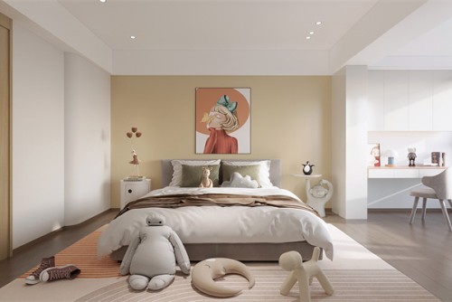 汕頭市時代金湖灣現(xiàn)代簡約風(fēng)格五居室裝修案例