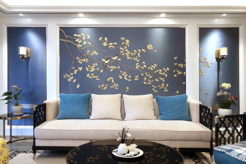 ?？诰┙瓘V場(chǎng)復(fù)式280平新美式混搭新中式