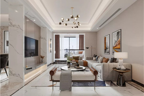 潮州市安和園現(xiàn)代簡約風(fēng)格三居室裝修案例