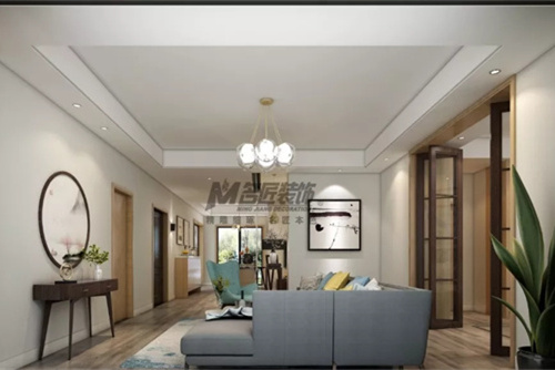 合肥市中海橙郡現(xiàn)代簡(jiǎn)約風(fēng)格四居室裝修案例