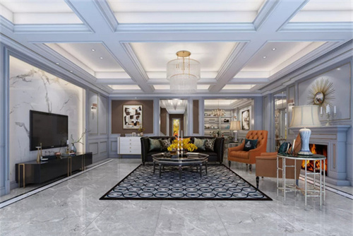 合肥市新錦成·拾光云錦美式風(fēng)格別墅裝修案例