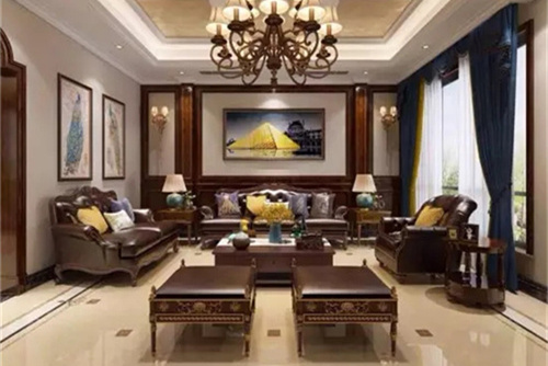 綿陽(yáng)301平米以上美式風(fēng)格北川羌多娜裝修設(shè)計(jì)案例